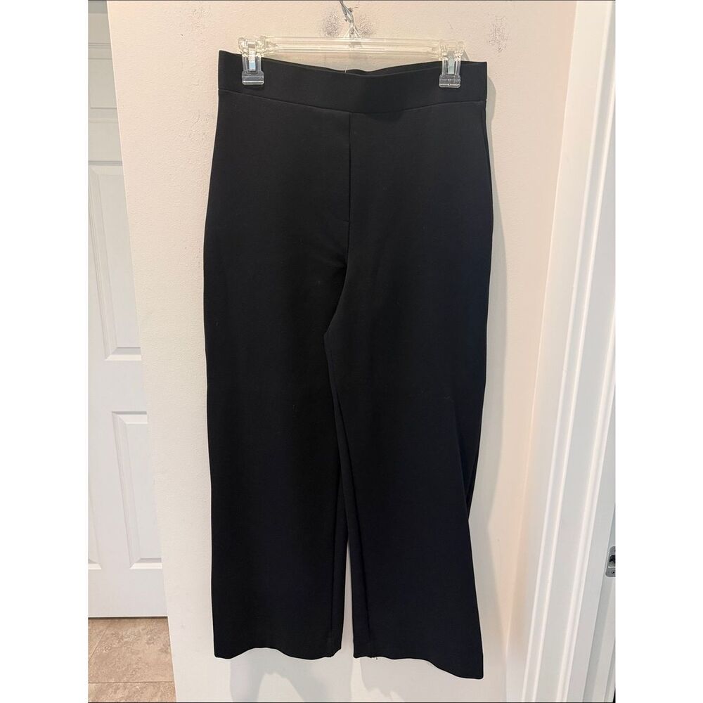 By Design Women’s Black Wide-Leg Dress Pants pull on style size Medium
